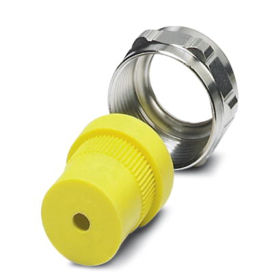 VC-M-KV-PG16( 4- 6,5)    Half screw connection Pg16, made of metal, consisting of rubber seal with one hole and one pressure screw, for type 1 housing