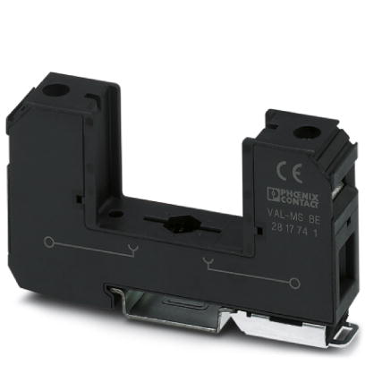 VAL-MS BE    Base element for type 2 arresters of the VALVETRAB MS series of products. Design: 1-channel