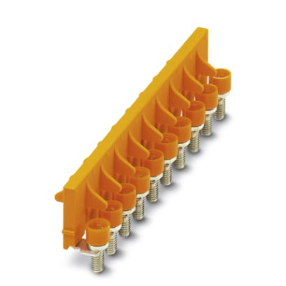 SB 10-8-T    Cross connector/jumper for modular terminal block, Number of positions: 10, Color: oran