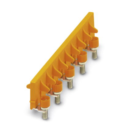 SB 10-8-T SO    Cross connector/jumper for modular terminal block, Number of positions: 10, Color: o
