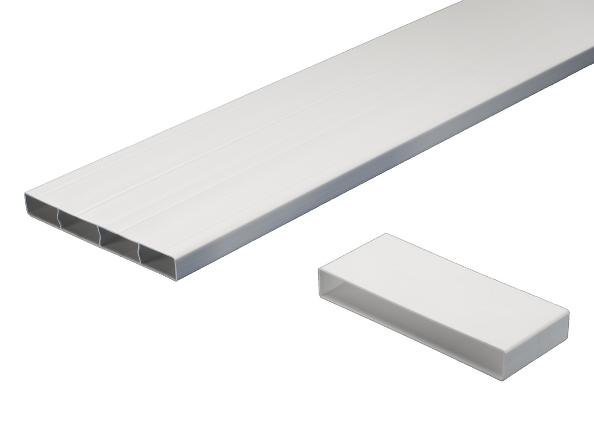 Shallow duct extension