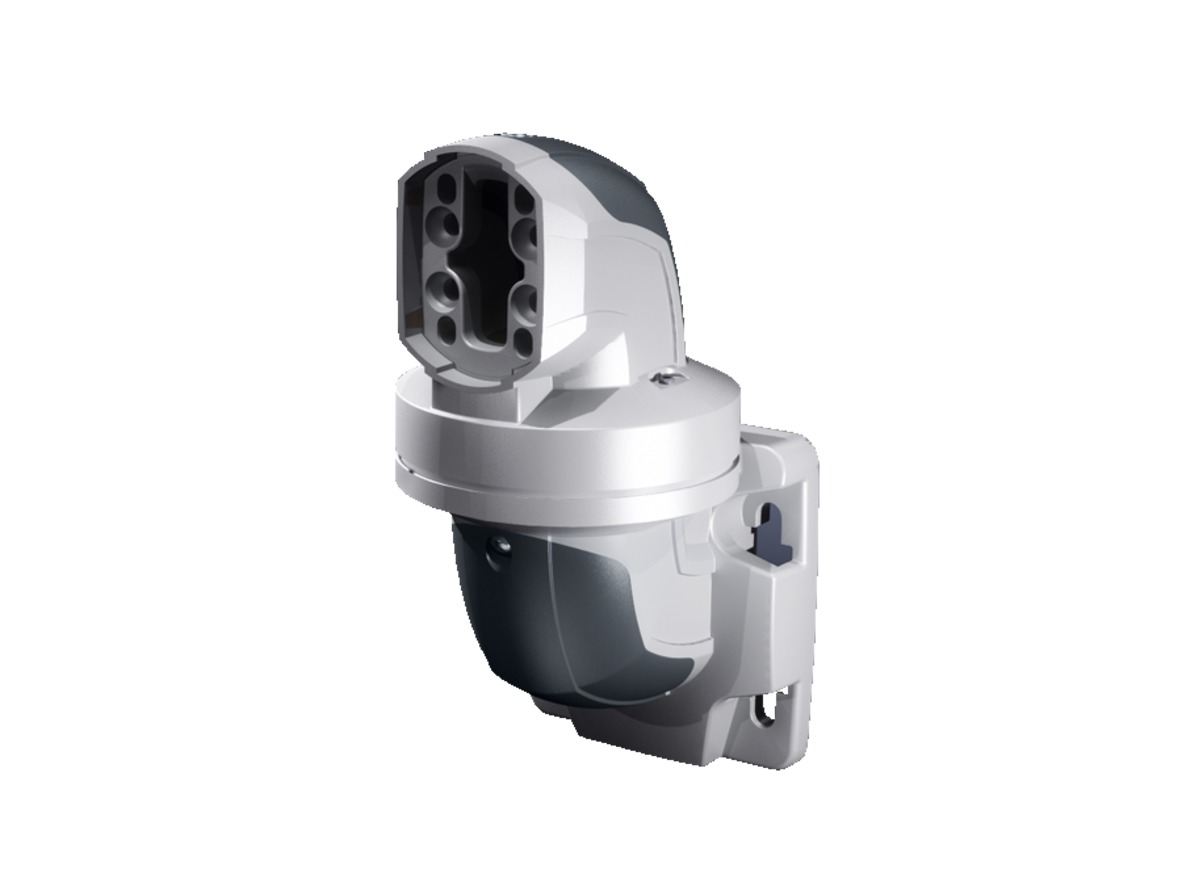 Wall hinge system60, horiz. outlet