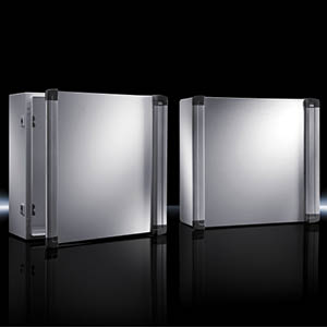 Rittal AX Operating housing with handle strips with rear door, WHD: 380x380x210 mm